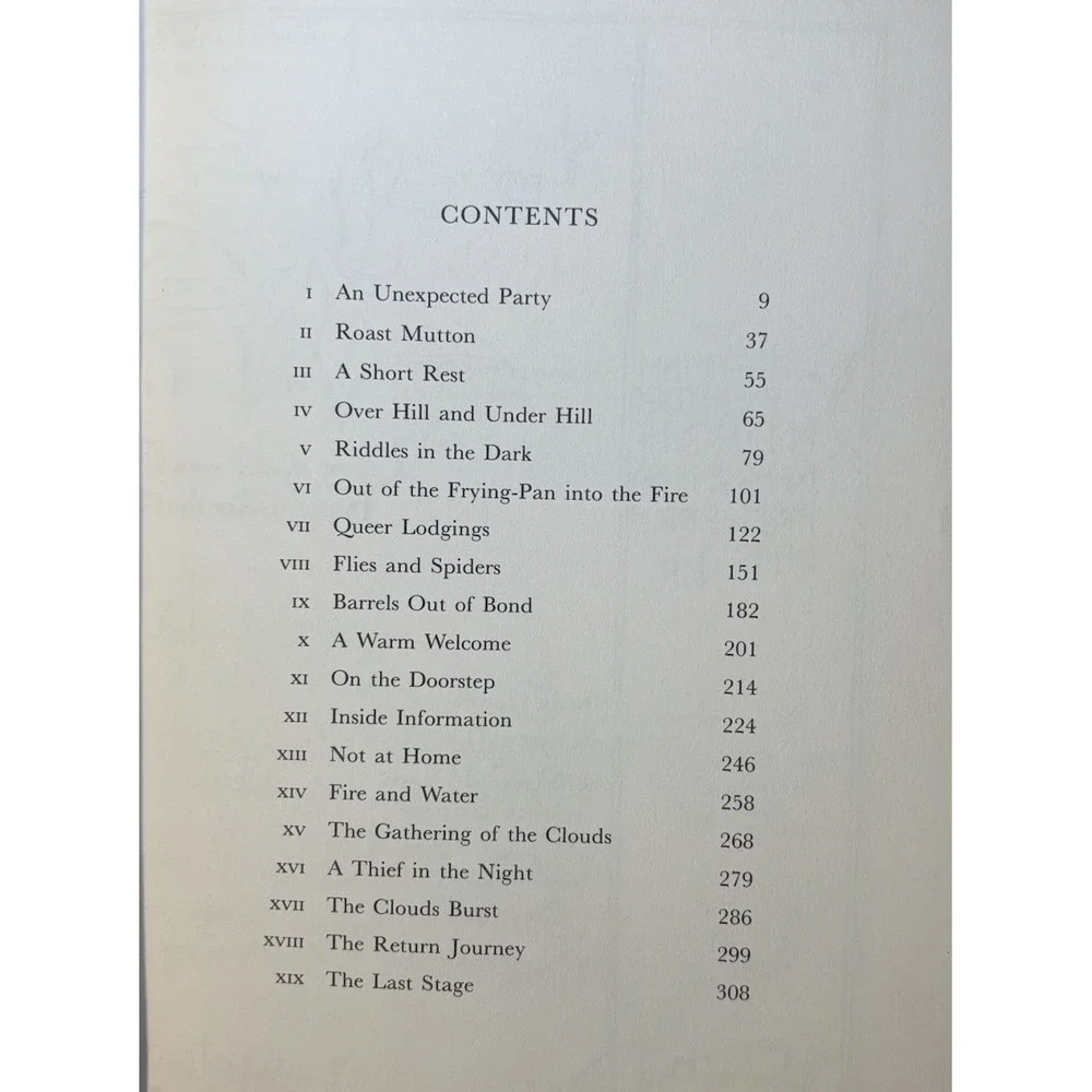 The Hobbit by J.R.R. Tolkien, 27th Printing with Map